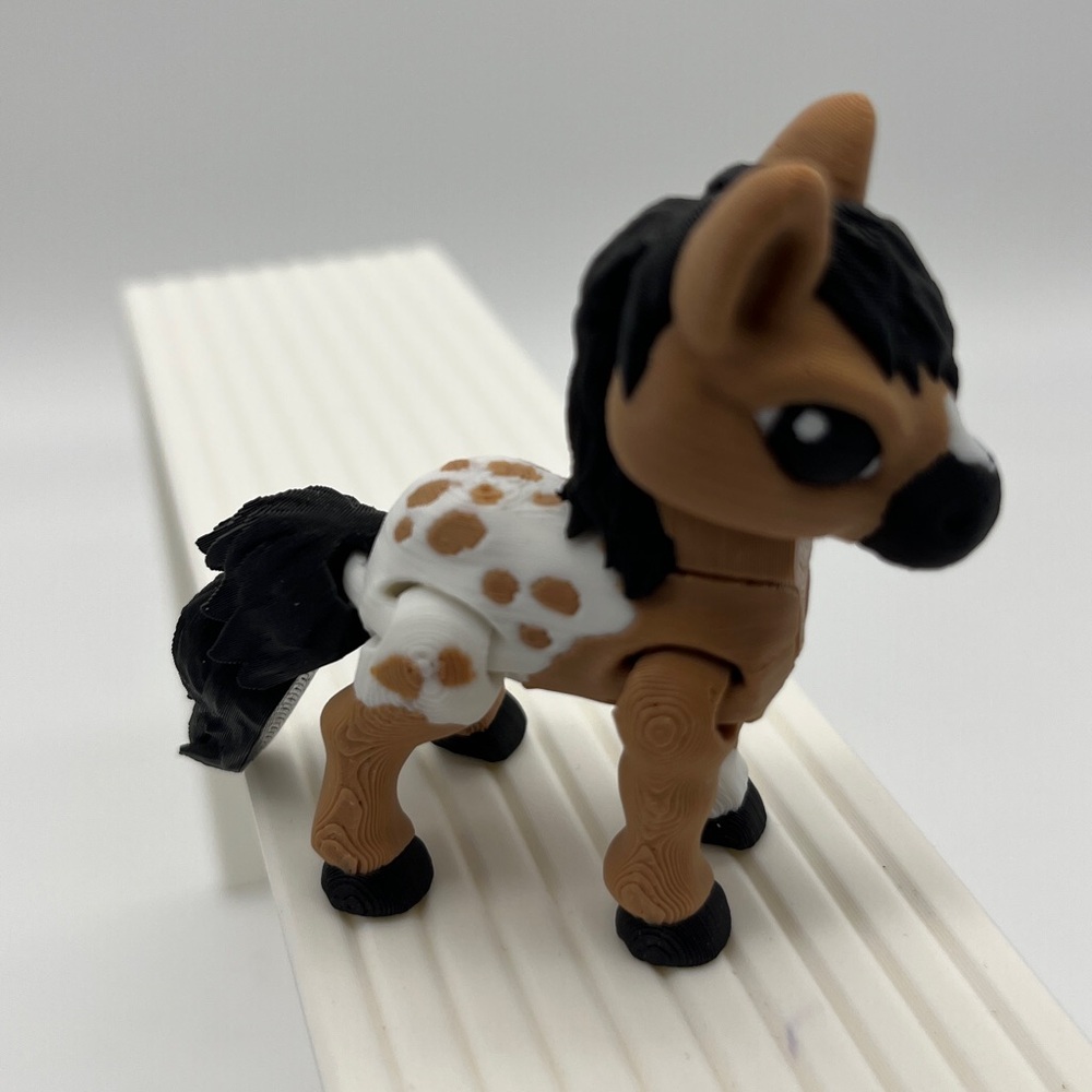 3D printed Appaloosa Horse mini Fidget Toy Fun Collectible Stress …